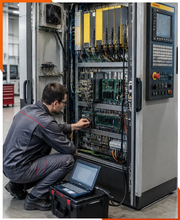 Ремонт систем ЧПУ FANUC промышленных станков в Кирове